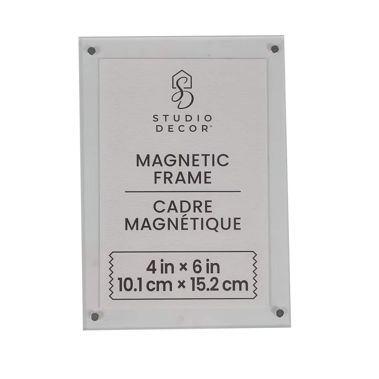 4" x 6" Acrylic Magnetic Frame by Studio Décor®